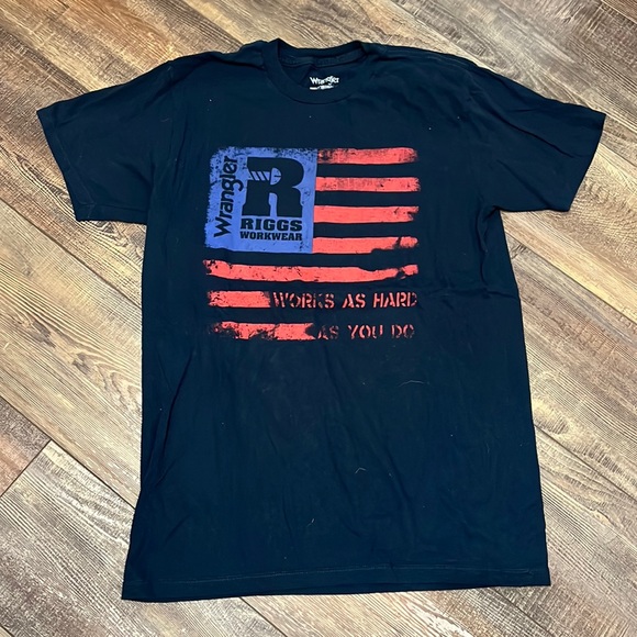 Wrangler Men’s American Flag T-Shirt Size M - Picture 1 of 4